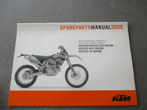 Spare parts manual - , ktm