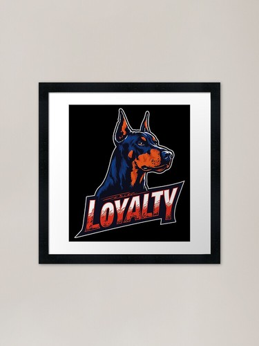 Doberman ymbol loyalty - of,