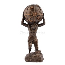 Statua greca Atlante 6,69" 17