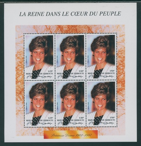 Gibuti scott 775 mnh foglio - gibuti,