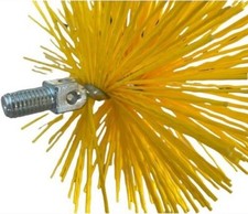 SCOVOLO TONDO IN NYLON X PULIZIA CANNA FUMARIA IN METALLO/INOX DIAMETRI A SCELTA