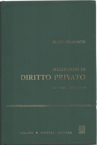 Istituzioni diritto privato - di,