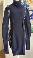 ABITO MAGLIONE MAGLIA COLLO ROTONDO 100% ORIGINALE MAISON MARGIELA x H&M taglia S blu