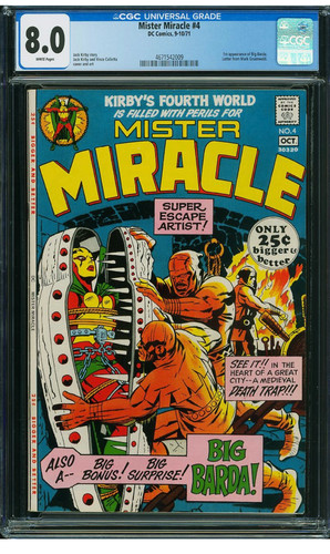 Mister miracle 1971 cgc - miracle, #4