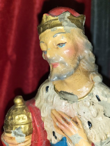 Antica statuina presepe - presepe, in