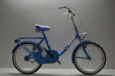 Bici 20 pieghevole celeste