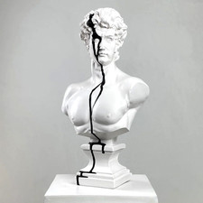 Grande scultura David fatta a