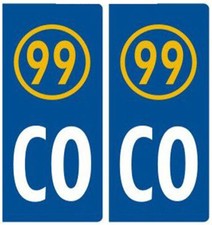 Coppia Sigle Provincia , Anno o Entrabe TARGHE AUTO RIFRANGENTI