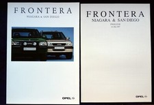 Opel Frontera Niagara and San