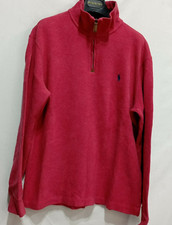 Maglione Polo Ralph Lauren, in cotone, colore rosso fragola , taglia M.