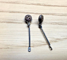 Coppia Landa in metallo con bigotta 5mm - amati modellismo navale lande bigotte