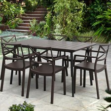 Tavolo giardino in resina