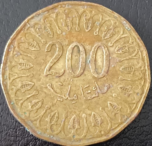 Tunisia grossa moneta 200 - grossa,
