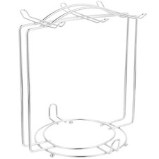 Porta Tazzine da Caffè in Metallo Supporto Multiuso Organizzatore Piatti con Base Stabile f...