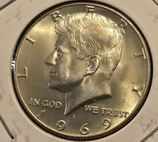 Mezzo dollaro Kennedy 1969-D