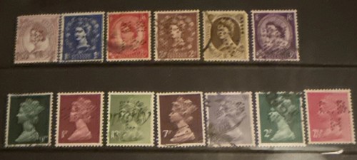 Lotto di perfins - gb,