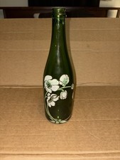 Vintage Fluer De Champagne Bottle 750 ML Green Glass 1975 Floral Design France