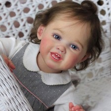 Reborn Baby Doll 30" Painted