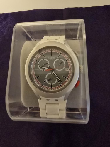 Swatch swiss watch rare white - swatch,