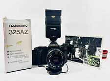 FOTOCAMERA ANALOGICA CANON T50???MANUALE?FLASH HANIMEX 325AZ?