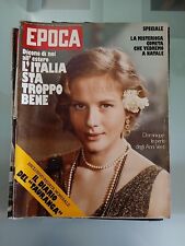 EPOCA 1973, Indice nelle foto. PUBBLICITÁ BRIONVEGA CINZANO WHISKY W5, CHANEL 5