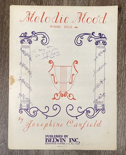 Melodic mood 1960 pianoforte - mood,