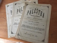 La Palestra politica e letteraria-Torino 1877 A.!, n.2,7,8,9 Blocco- Campagnani