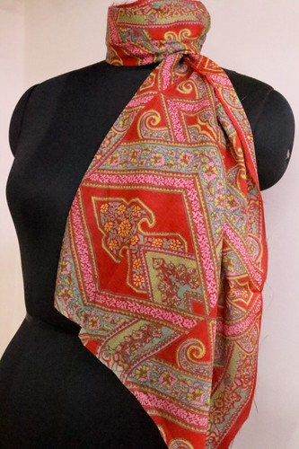 Sciarpa seta vintage - sciarpa,