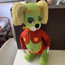 PELUCHE PUPAZZO VINTAGE ANNI 60/70 Tessuto  Panno Lenci H cm 28 ca