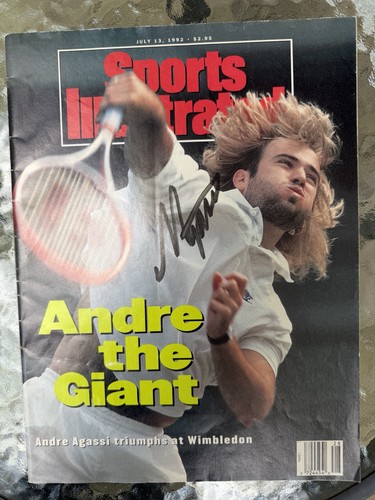 Andre agassi tennis - agassi, autografo