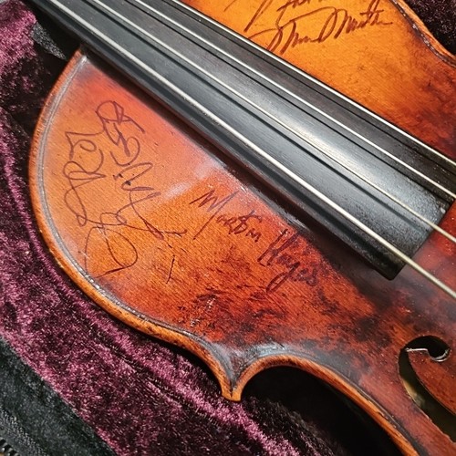 Violinista autografato 7 - autografato,