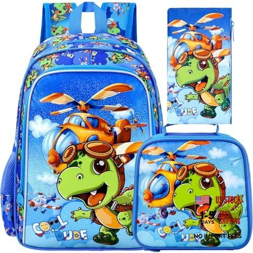 3pcs zaino dinosauro - 3pcs, ragazzi