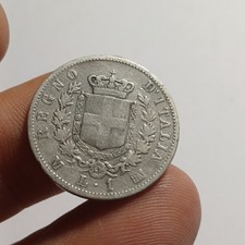 ARGENTO 835 G 5 1 LIRA STEMMA