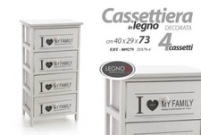 Mobile cassettiera legno - cassettiera,