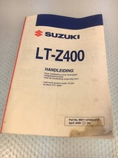 Manuale Di Uso e Manutenzione Suzuki Quad Sport LTZ 400 LT-Z400 K6 2006 Olandese