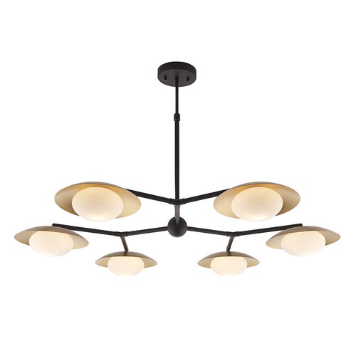 Plafoniera lampadine semi - 6,