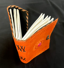 Quaderno diario in pelle personalizzato vintage spesso carta bianca diario...