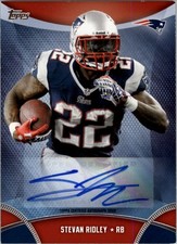2013 Topps Signatures #TASR Stevan Ridley Auto - FB