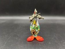 Angini pagliaccio argento e