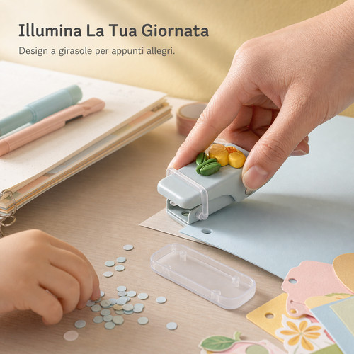 Perforatore singolo per fogli