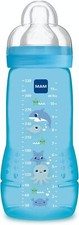 Biberon Mam 330 ml Blu Mare Delfini 4+ Mesi Easy Active Flusso 3 Istruzioni ling