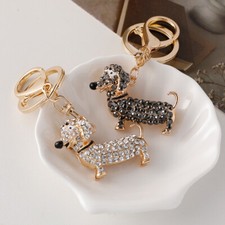 Diamond Alloy Puppy Key Men's
