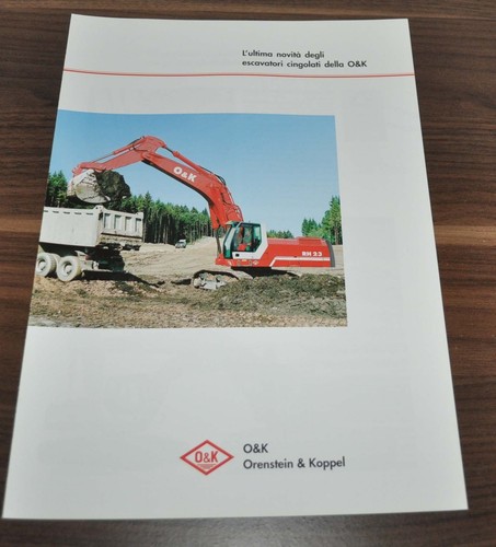 Brochure escavatore escavatore