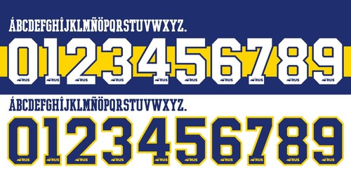 Name number set for boca - set,