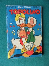 ED. MONDADORI TOPOLINO N 19   ORIGINALE  1950  !!!!