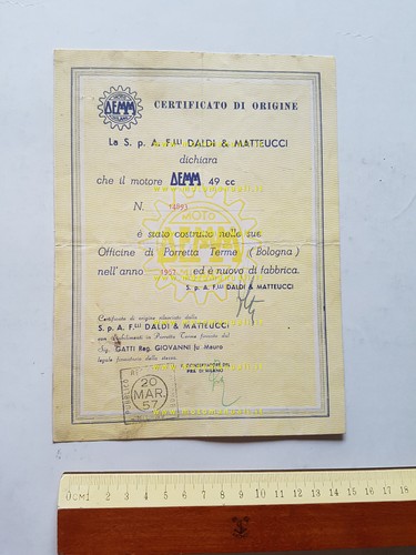 Demm motore 1957 - demm,