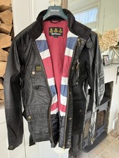 Barbour Original Union Jack A7 Tuta Cera Impermeabile Giacca Country Nuova con etichette