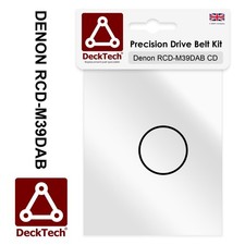 DeckTech® Cinghia di ricambio per lettore CD Denon RCD-M39DAB RCDM39DAB RCD M39DAB