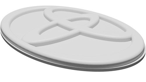 Stemma logo anteriore ricambio - stemma,