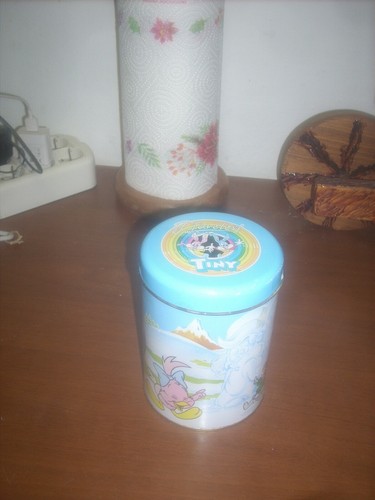 Scatola latta rotonda tini - latta,